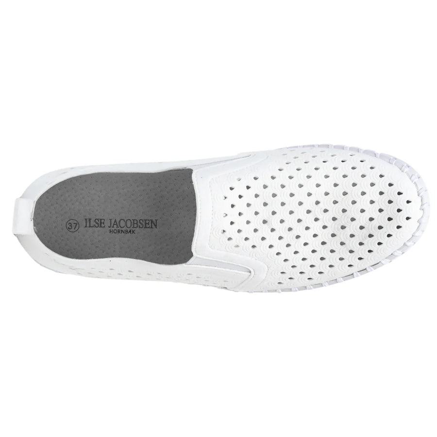 WOMEN'S ILSE JACOBSEN TULIP SLIP-ON | WHITE