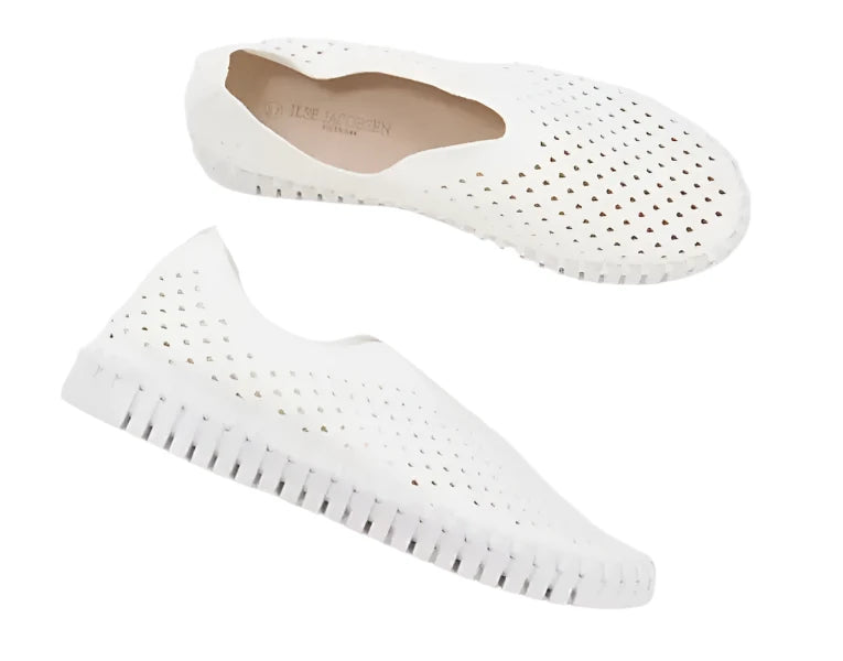 WOMEN'S ILSE JACOBSEN TULIP SLIP-ON | WHITE