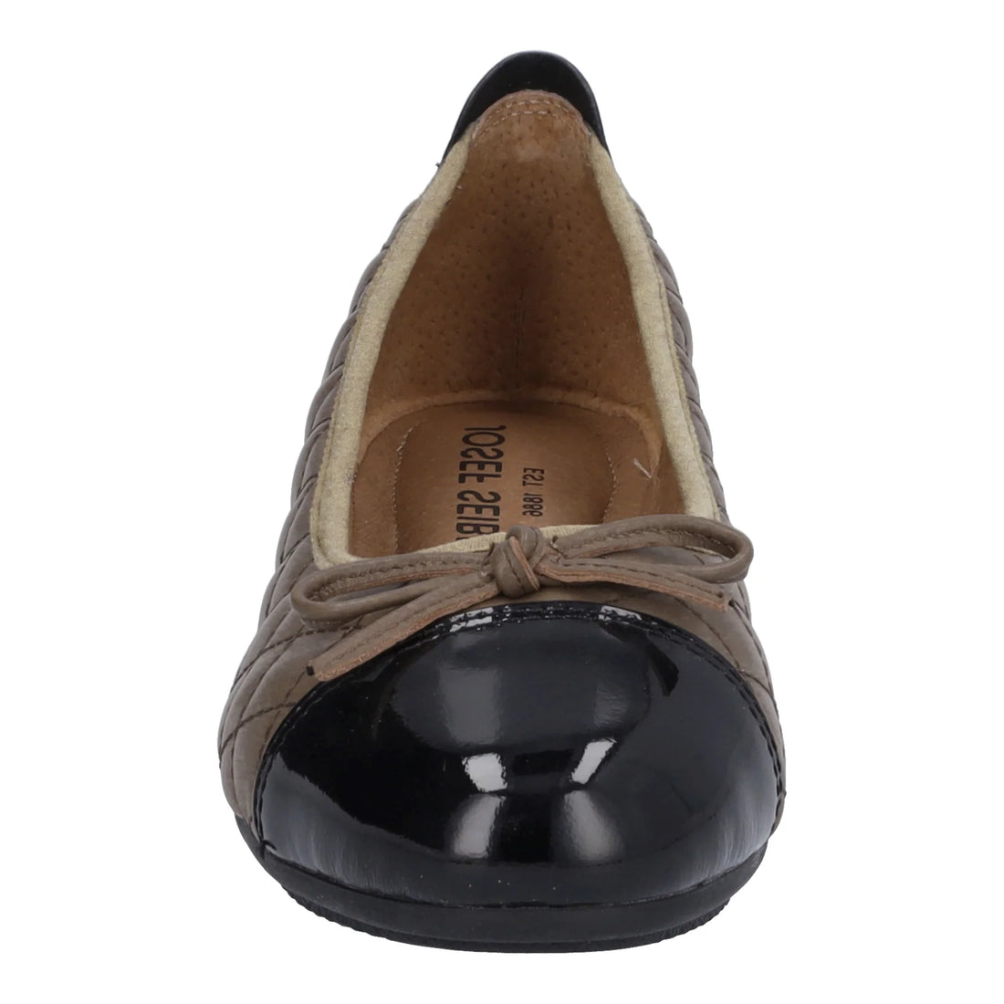 WOMEN'S JOSEF SEIBEL PIPPA 76 BALLET FLAT | BEIGE / BLACK