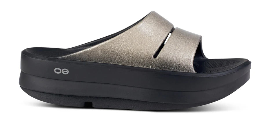 WOMEN'S OOFOS OOMEGA OOAHH SLIDE | LATTE – Randy's Shoes