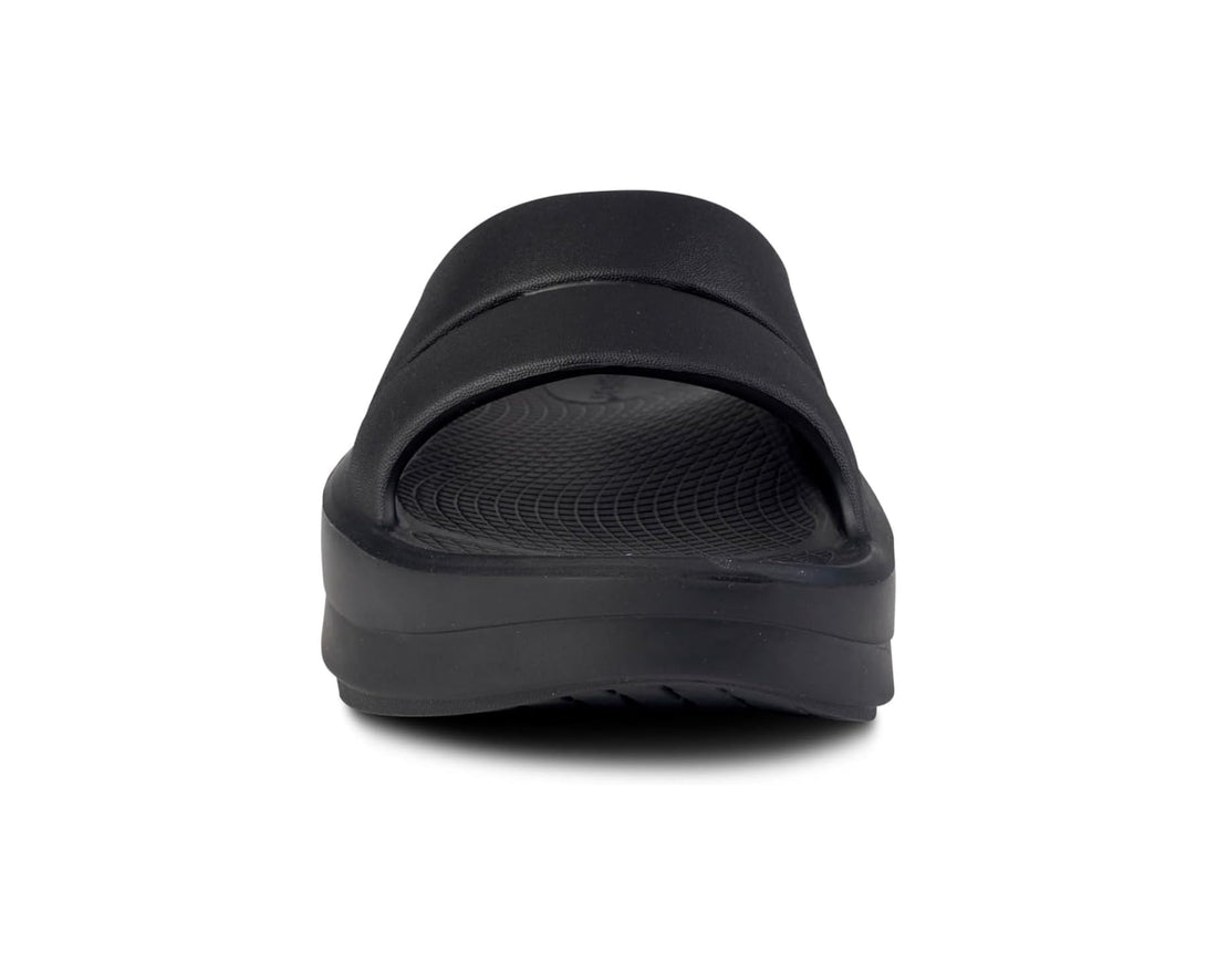 WOMEN'S OOFOS OOMEGA OOAHH SLIDE | BLACK