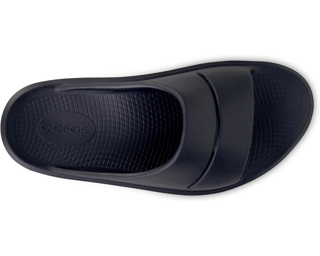 WOMEN'S OOFOS OOMEGA OOAHH SLIDE | BLACK