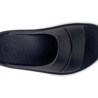 WOMEN'S OOFOS OOMEGA OOAHH SLIDE | BLACK