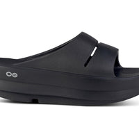 WOMEN'S OOFOS OOMEGA OOAHH SLIDE | BLACK