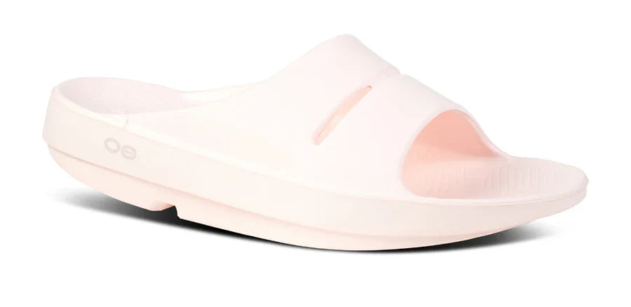 WOMEN'S OOFOS OOAHH RECOVERY SLIDE | BLUSH