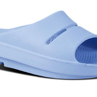 WOMEN'S OOFOS OOAHH RECOVERY SLIDE | NEPTUNE BLUE