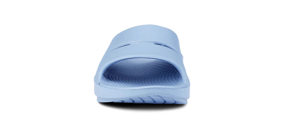 WOMEN'S OOFOS OOAHH RECOVERY SLIDE | NEPTUNE BLUE