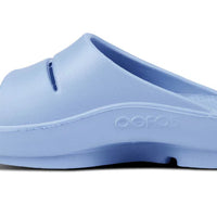 WOMEN'S OOFOS OOAHH RECOVERY SLIDE | NEPTUNE BLUE