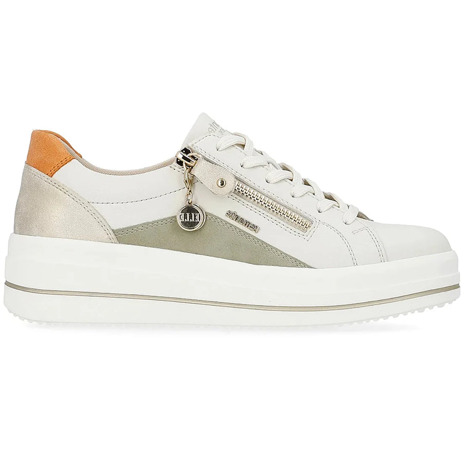 WOMEN'S REMONTE JULIKA 01 | OFFWHITE / SALBEI / MUSCHEL / ORANGE