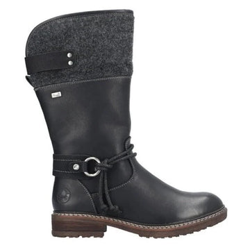 WOMEN'S RIEKER DOMINIKA 74 BOOT | SCHWARZ