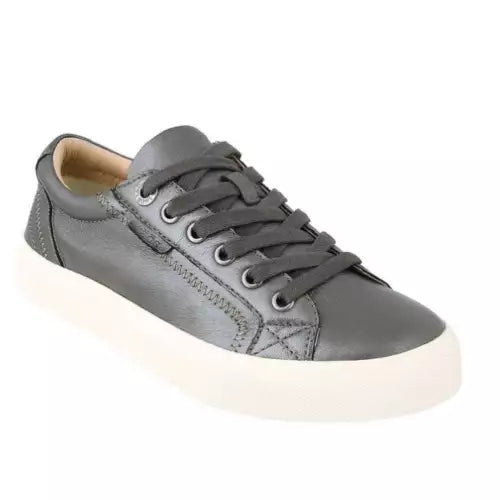 WOMEN'S TAOS PLIM SOUL LUX SNEAKER | PEWTER LEATHER