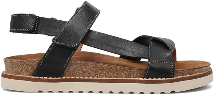 WOMEN'S TAOS SIDEWAYS SANDAL | BLACK