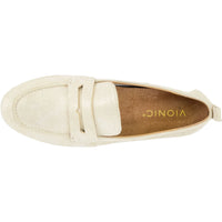 WOMEN'S VIONIC UPTOWN LEATHER LOAFER | GOLD LEATHER