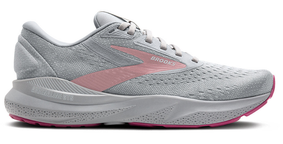 WOMEN'S BROOKS ADRENALINE GTS 24 | ALLOY / WHITE / ZEPHYR