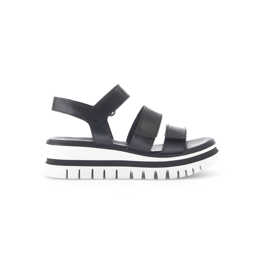WOMEN'S GABOR 64.620.27 SANDAL | BLACK / SCHWARZ