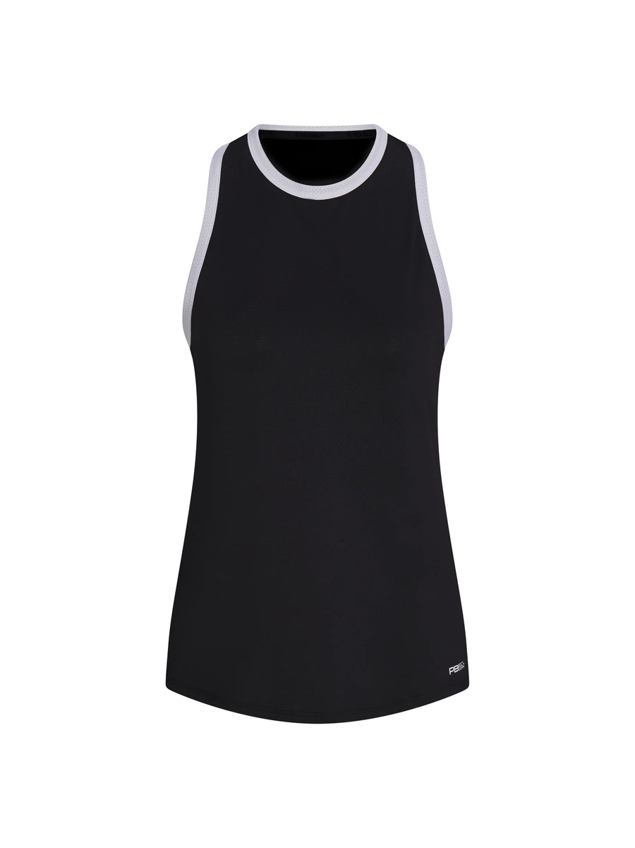 WOMEN'S PB5-STAR CORE TANK | BLACK / WHITE