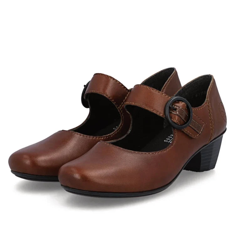 WOMEN'S RIEKER MARIAH | COGNAC / NUSS / BRAUN
