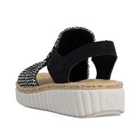 WOMEN'S RIEKER RACHEL 76 | BLACK | SAND