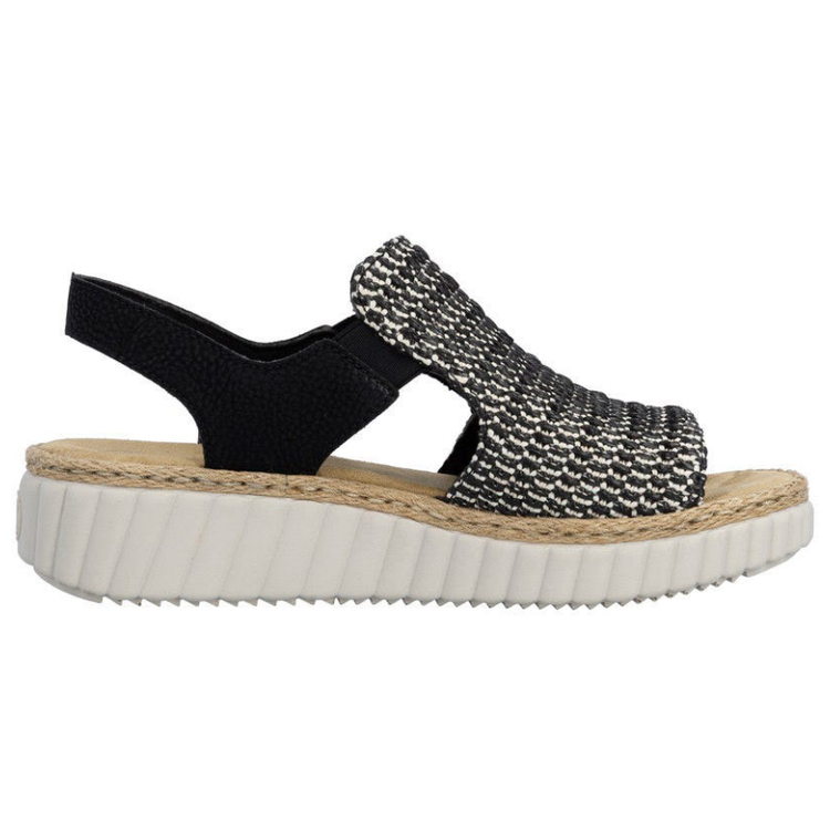 WOMEN'S RIEKER RACHEL 76 | BLACK | SAND
