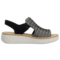 WOMEN'S RIEKER RACHEL 76 | BLACK | SAND