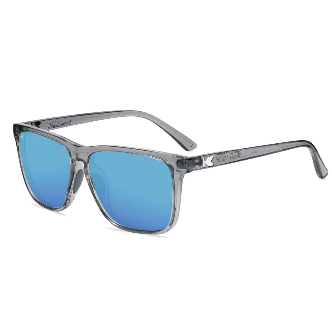 UNISEX KNOCKAROUND FAST LANES SPORT | CLEAR GREY / AQUA