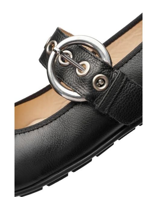 WOMEN'S ARA BEGONIA MARY JANE FLAT | BLACK