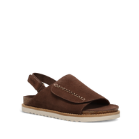 WOMEN'S TAOS ABSTRACT SANDAL | CHOCOLATE SUEDE