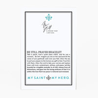 MY SAINT | MY HERO BE STILL BRACELET | AMAZONITE / GOLD