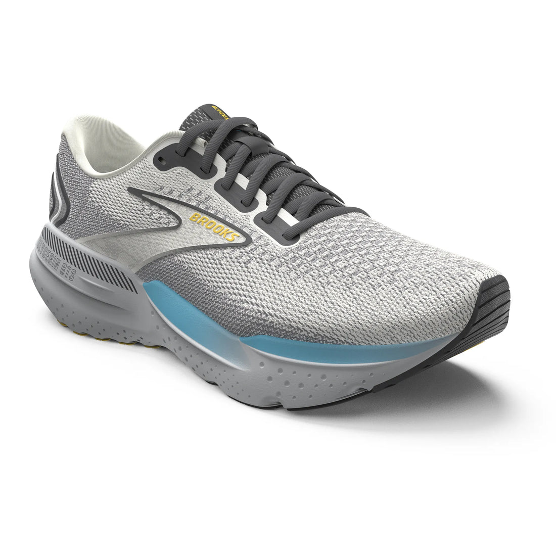 MEN'S BROOKS GLYCERIN 21 | COCONUT / FORGED IRON / YELLOW
