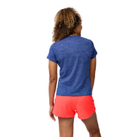 WOMEN'S BROOKS LUXE SHORT SLEEVE | HEATHER MIDNIGHT