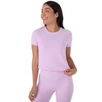 WOMEN'S TAVI RIBBED TEE | MOONLIT LILAC