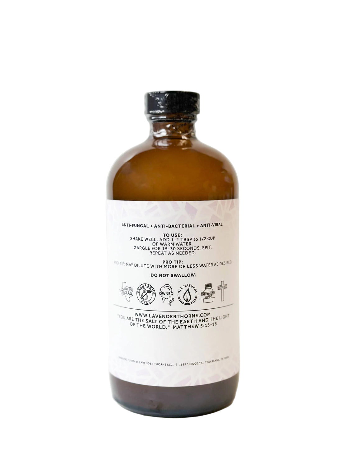 LAVENDER THORNE SALTY THROAT GARGLE