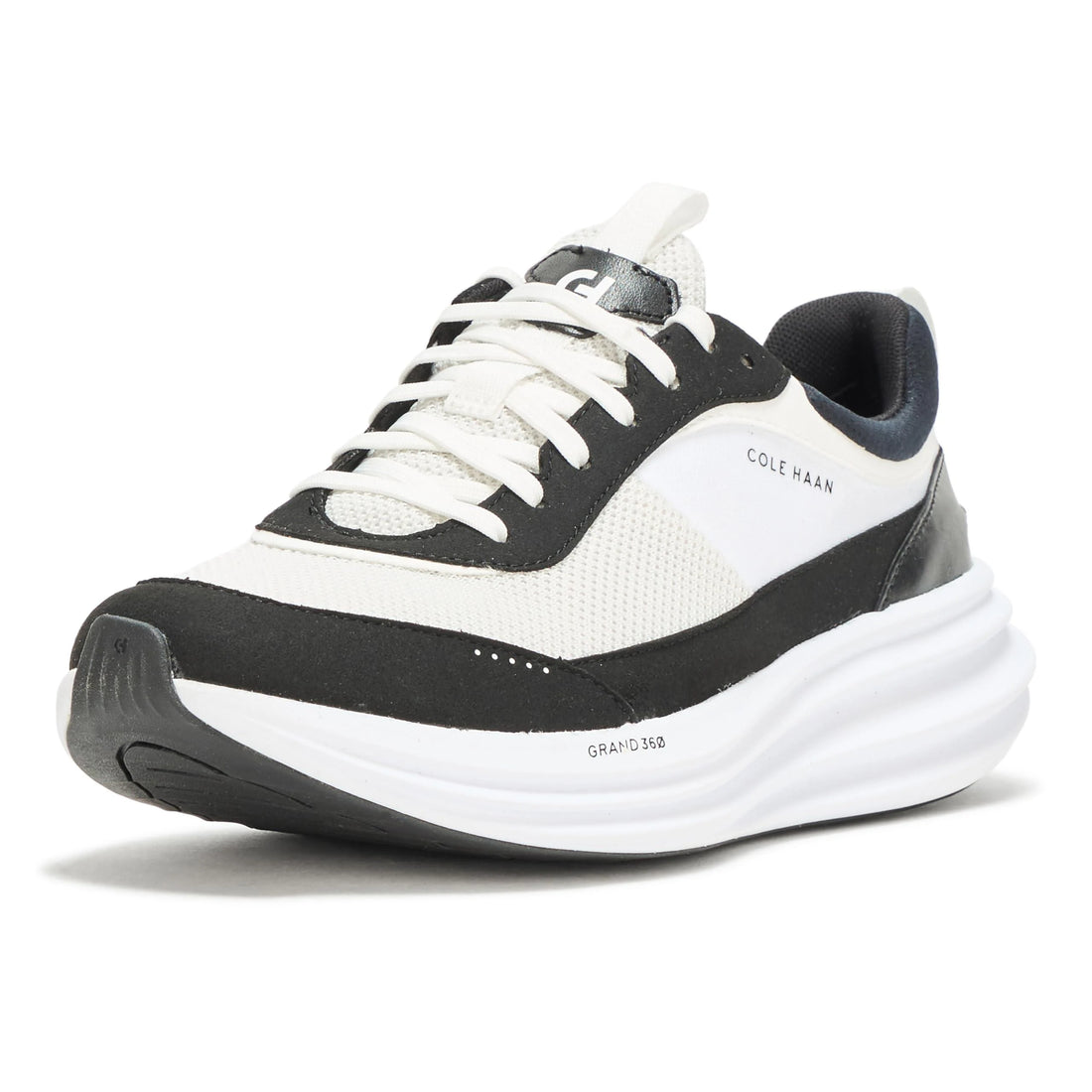 WOMEN'S COLE HAAN ORIGINALGRAND QUADSTREAK RUNNING SNEAKER | WHITE / BLACK / WHITE