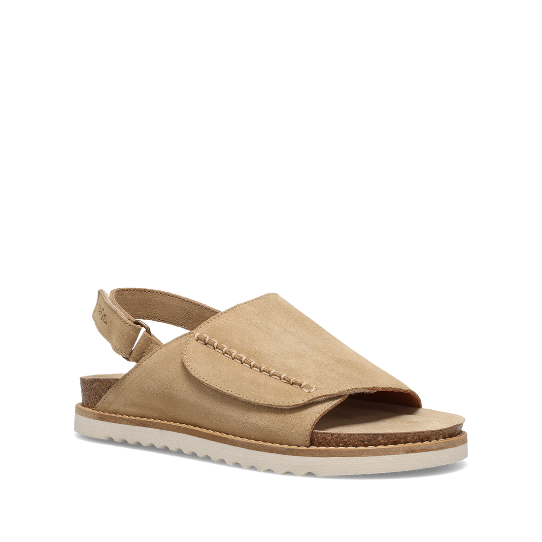 WOMEN'S TAOS ABSTRACT SANDAL | WARM SAND SUEDE