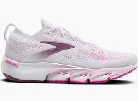 WOMEN'S BROOKS GLYCERIN FLEX | WHITE / CYBER PINK / ARGYLE