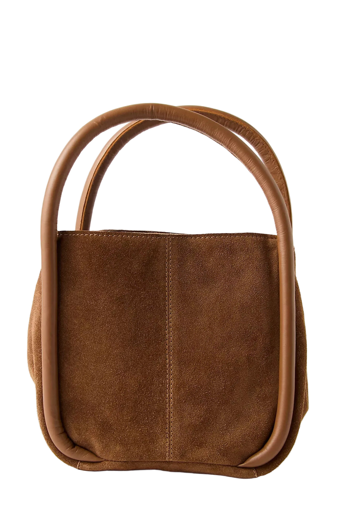 WOMEN'S FREE PEOPLE BARLOW BUCKET BAG | COGNAC