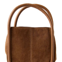 WOMEN'S FREE PEOPLE BARLOW BUCKET BAG | COGNAC