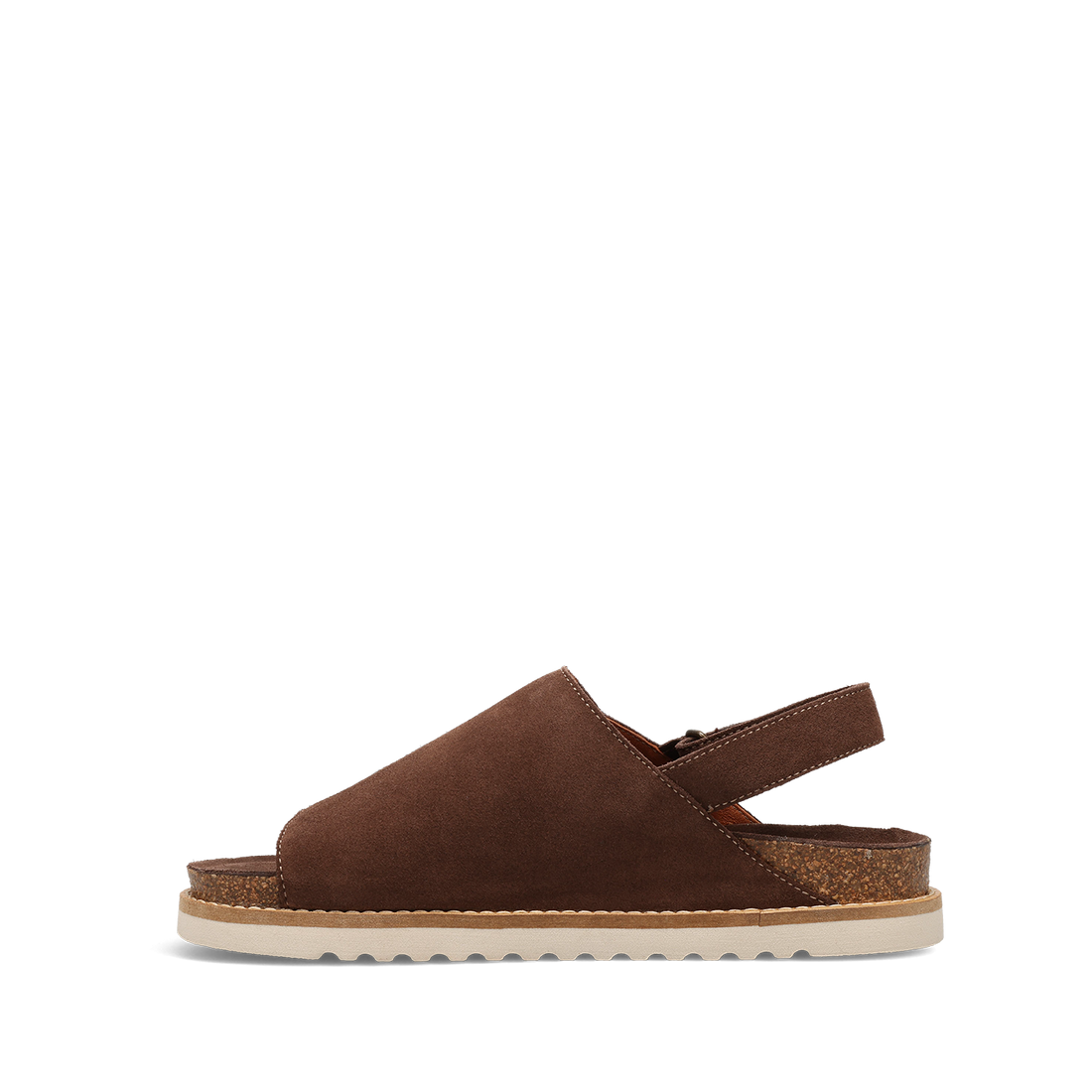 WOMEN'S TAOS ABSTRACT SANDAL | CHOCOLATE SUEDE