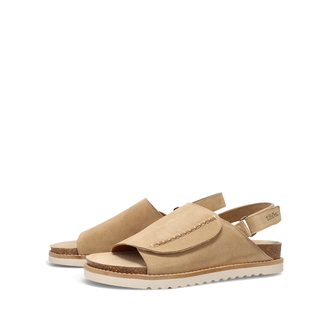 WOMEN'S TAOS ABSTRACT SANDAL | WARM SAND SUEDE