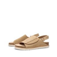 WOMEN'S TAOS ABSTRACT SANDAL | WARM SAND SUEDE