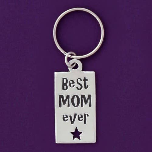 BASIC SPIRIT BEST MOM EVER KEYCHAIN