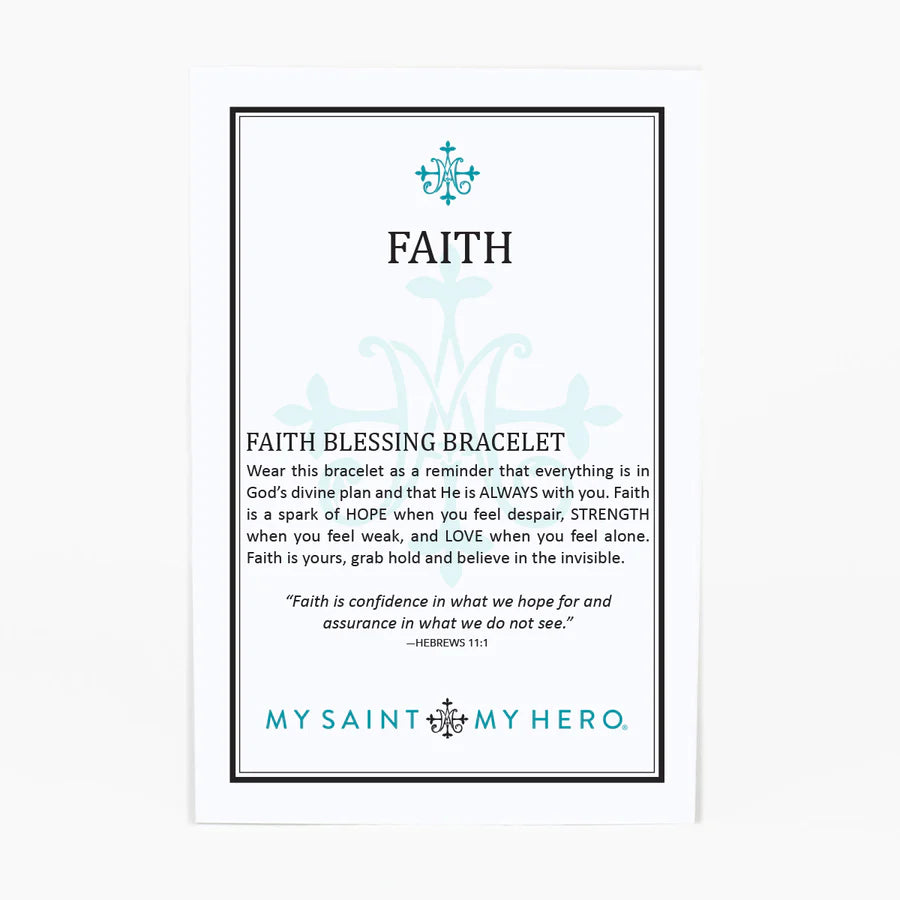 MY SAINT | MY HERO FAITH BRACELET | TAN / MIXED