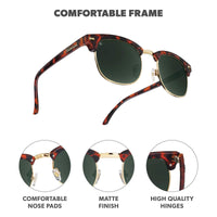 UNISEX KNOCKAROUND BROOKLINES | MATTE TORTOISE SHELL & GOLD