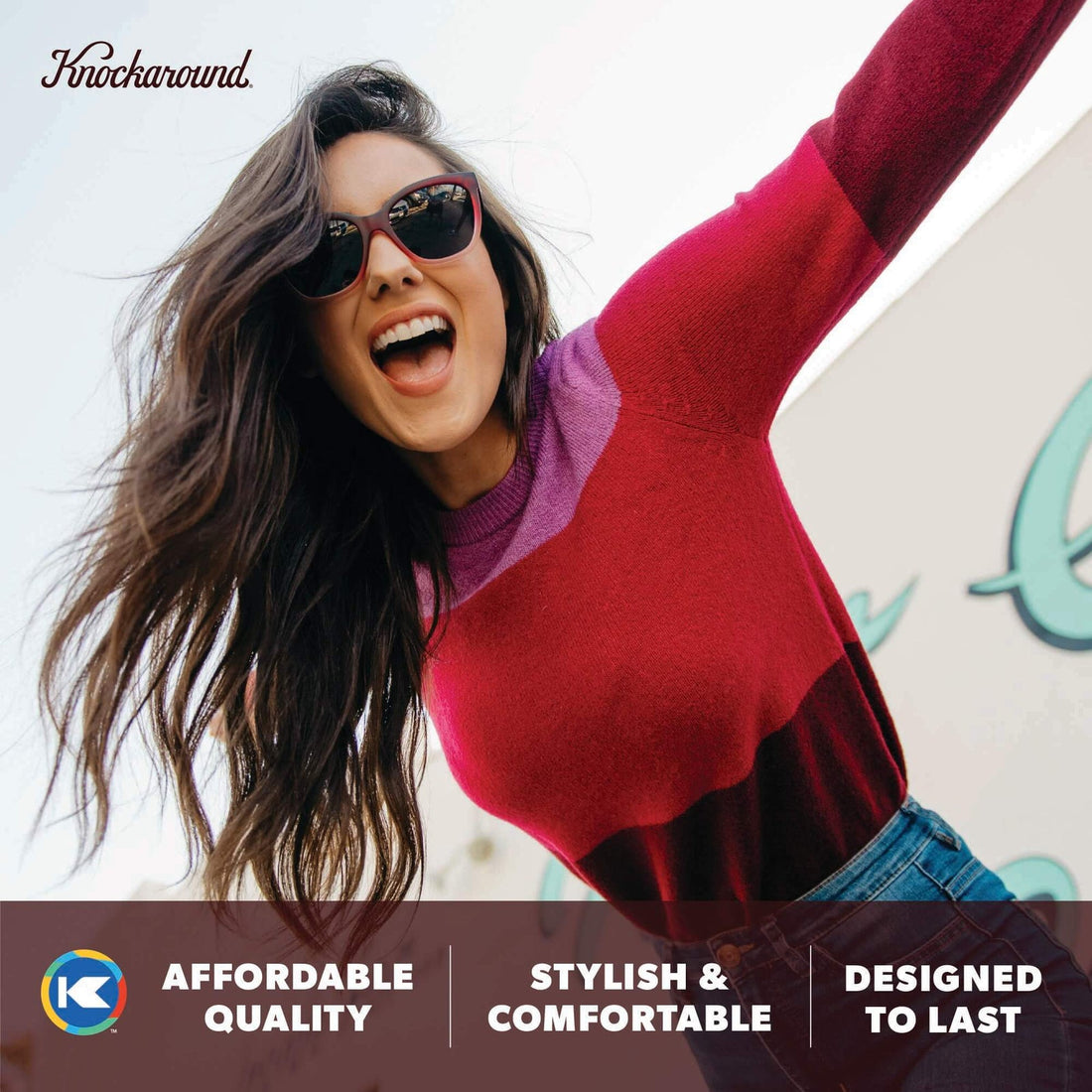 UNISEX KNOCKAROUND DEJA VIEWS | BLACK CHERRY