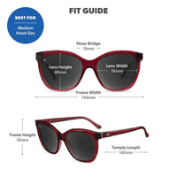 UNISEX KNOCKAROUND DEJA VIEWS | BLACK CHERRY