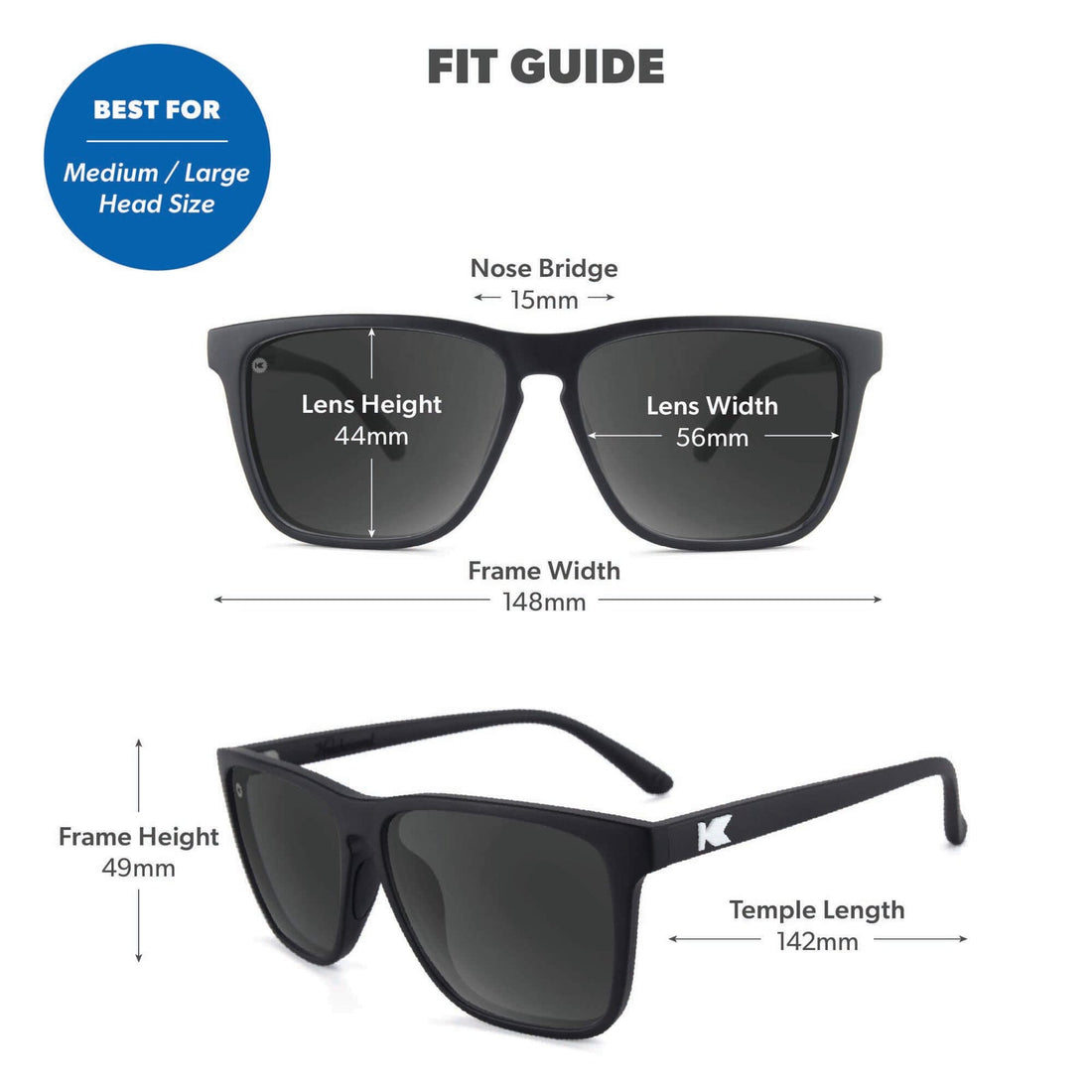 UNISEX KNOCKAROUND FAST LANES SPORT | BLACK / SMOKE