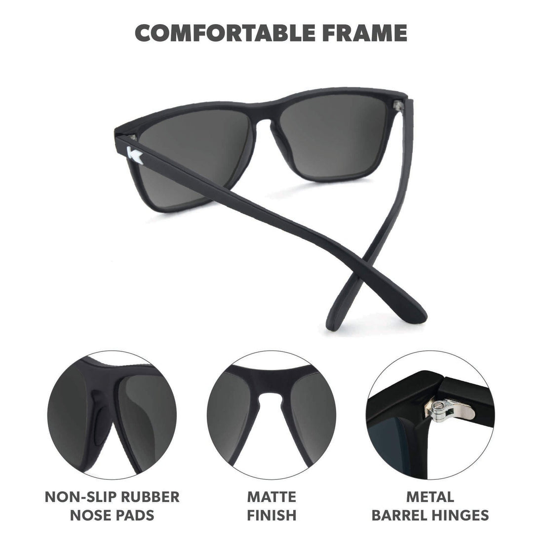 UNISEX KNOCKAROUND FAST LANES SPORT | BLACK / SMOKE