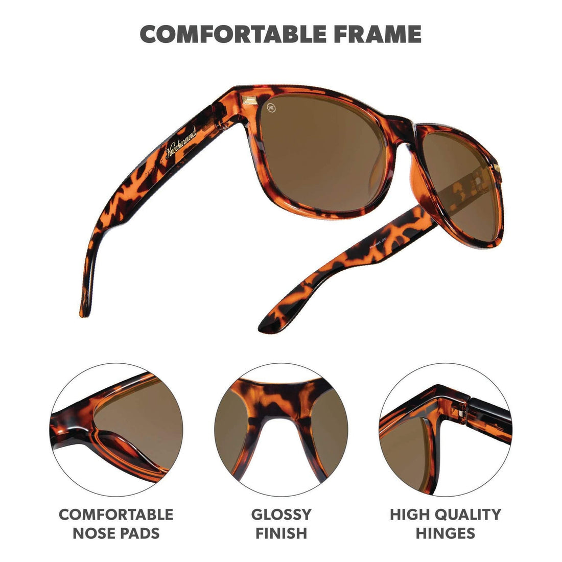 UNISEX KNOCKAROUND FORT KNOCKS | GLOSSY TORTOISE SHELL / AMBER