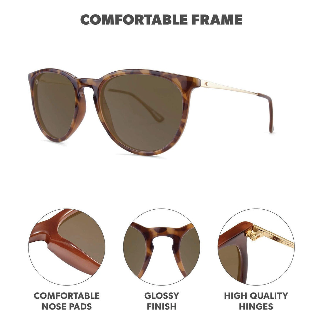 UNISEX KNOCKAROUND MARY JANES | TORTOISE SHELL / AMBER