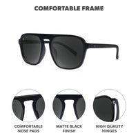 UNISEX KNOCKAROUND PACIFIC PALISADES | BLACK ON BLACK